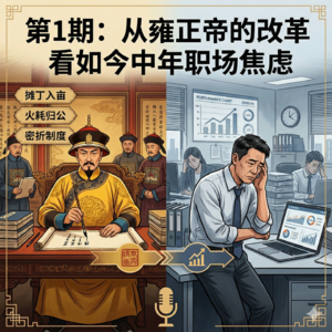 第1期：从雍正帝的改革看如今中年职场焦虑