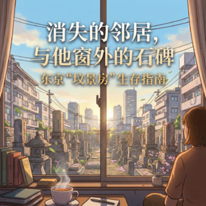 消失的邻居，与他窗外的石碑：东京“坟景房”生存指南