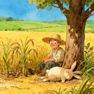 E98 成语故事小屋：守株待兔