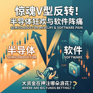 2026年4月23日-惊魂V型反转！半导体狂欢与软件阵痛，大资金在押注哪朵浪花？