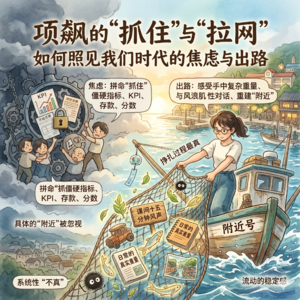 项飙的“抓住”与“拉网”如何照见我们时代的焦虑与出路