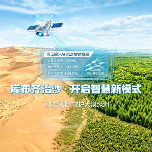 AI + 卫星遥感进驻库布齐,科技解锁沙漠绿色治理密码