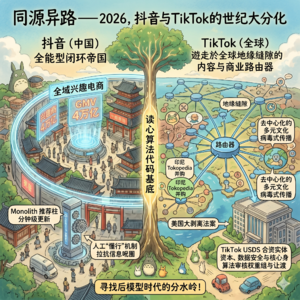 同源异路——2026,抖音与TikTok的世纪大分化