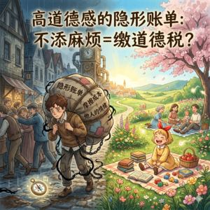 高道德感的隐形账单：不添麻烦=缴道德税？