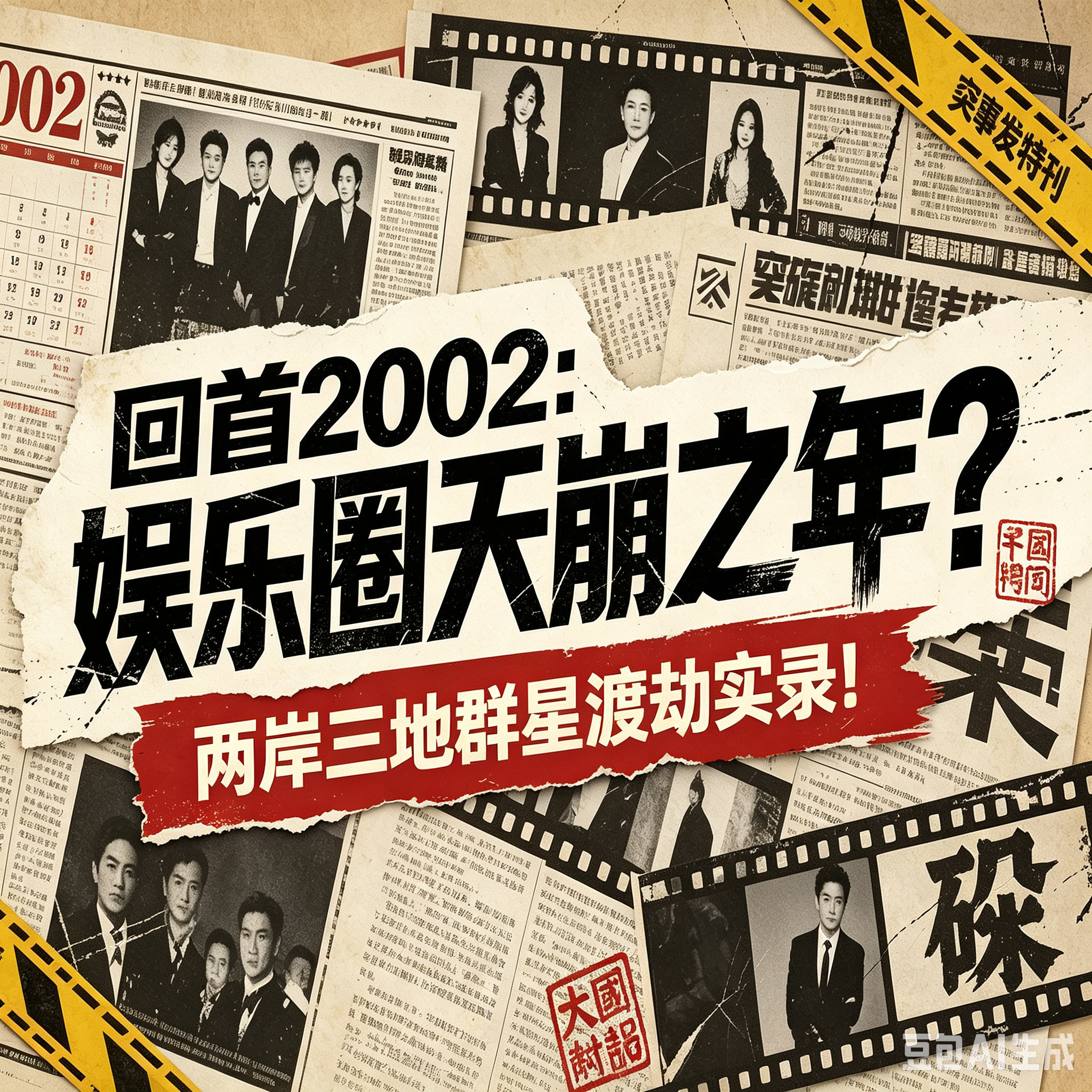 回首2002：娱乐圈天崩之年？两岸三地群星渡劫实录！ episode artwork