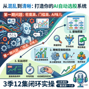 量化小白这节目的补充和后续节目计划