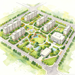 城市规划设计：居住区规划与住宅规范