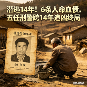 潜逃 14 年!6 条人命血债,五任刑警跨 14 年追凶终局