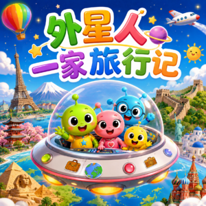 儿童科普｜外星人一家旅行记