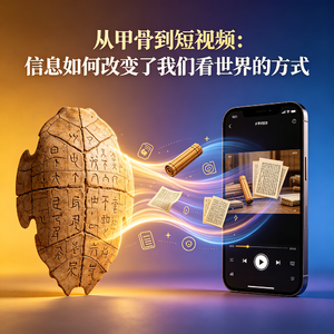 从甲骨到短视频：信息如何改变了我们看世界的方式