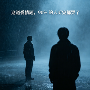 009|这道爱情题,90% 的人听完都哭了