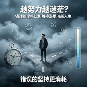 022|越努力越迷茫?错误的坚持比坦然停滞更消耗人生