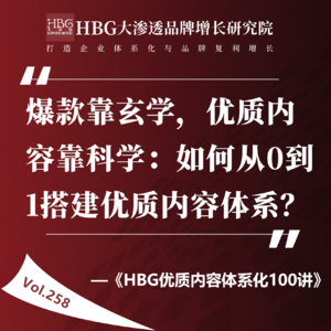 Vol.258 爆款靠玄学，优质内容靠科学：如何从0到1搭建优质内容体系？