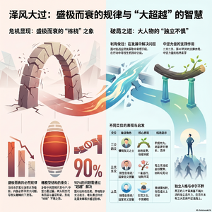 泽风大过卦：洞察盛衰规律，化解时局困局